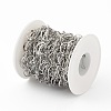 304 Stainless Steel Moon Link Chains CHS-F015-10P-4