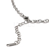 Non-Tarnish 304 Stainless Steel Boston Link Chain Necklace BJEW-B072-05P-3
