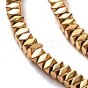 Electroplated Synthetic Non-magnetic Hematite Beads Strands G-H027-A01-01-4