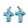 Synthetic Turquoise Pendants G-J354-06A-2
