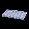 Transparent Plastic Bead Containers X1-CON-YW0001-13-3