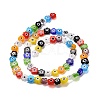 Handmade Millefiori Glass Bead Strands X-LAMP-J035-6mm-39-2