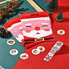 Christmas Theme Rectangle Plastic Zip Top Candy Storage Bags OPP-FS0001-11-10