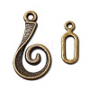 Tibetan Style Alloy Hook Clasps LS-MLF5077Y-NF-1