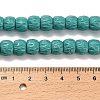 Synthetic Coral Dyed Carved Beads BSHE-H114-01A-3