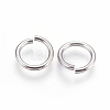 Tarnish Resistant 304 Stainless Steel Saw Cut Open Jump Rings X-STAS-P212-25P-10-3