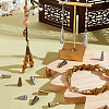 90Pcs 6 Styles Tibetan Style Apetalous Alloy Bead Cone FIND-PH0021-18-5