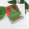 DIY Christmas Theme Diamond Painting Greeting Card Kits DIAM-PW0001-183-3