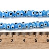 Handmade Evil Eye Lampwork Beads Strands LAMP-A007-02A-03-4