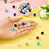 40Pcs 8 Colors Handmade Lampwork Beads LAMP-TA0001-54A-6