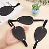 Gorgecraft Imitation Leather Single Eye Masks FIND-GF0003-56-5