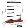 Iron Jewelry Set Display Stands EDIS-WH0029-23-4