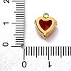 304 Stainless Steel Rhinestone Pendants STAS-P386-01G-M-4