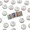 Brass Rhinestone Spacer Beads RB-A014-L12mm-S-1
