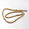 Electroplate Non-magnetic Synthetic Hematite Bead Strands G-F300-33B-03-2