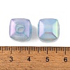 UV Plating Rainbow Iridescent Acrylic Beads PACR-C009-03B-3