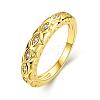 Classic Real 18K Gold Plated Brass Cubic Zirconia Finger Rings RJEW-BB08172-8G-1