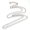 Iron Rolo Chains Necklace Making X-MAK-R015-60cm-P-2