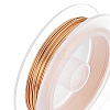 2 Rolls 2 Colors Round Copper Craft Wire CWIR-BC0006-19-2