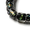 Handmade Dichroic Foil Glass Beads Strands DICH-U001-09G-3