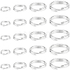 24Pcs 4 Styles 925 Sterling Silver Split Jump Rings STER-SC0001-43-1