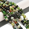 Natural Striped Agate/Banded Agate Beads Strands G-Z060-A01-A04-2