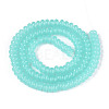 Imitation Jade Glass Beads Strands X-GLAA-T025-6mm-06B-2
