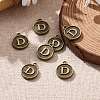 Alloy Pendant Cabochon Settings PALLOY-N156-01D-AB-5