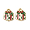 304 Stainless Steel Enamel Pendants STAS-L300-012G-09-1