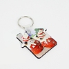 Sublimation Double-Sided Blank MDF Keychains ZXFQ-PW0001-055-4