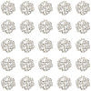 120Pcs Brass Rhinestone Beads KK-PA0001-26S-7