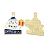 Christmas Alloy Enamel Pendants ENAM-D050-13A-01G-1