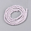 Electroplate Glass Beads Strands EGLA-A044-J1mm-A02-4