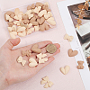 40Pcs 5 Style Opaque Acrylic Cabochons SACR-CA0001-17-3