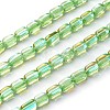 Synthetic Moonstone Beads Strands G-J385-A07-1