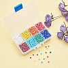   Mixed Style 6/0 Round Glass Seed Beads SEED-PH0006-4mm-11-6