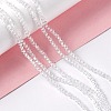 Clear Glass Bicone Beads Strands X-GLAA-S026-2mm-07-2