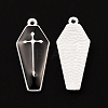 Spray Painted Alloy Pendants PALLOY-K003-12B-3