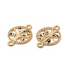 Alloy Enamel Connector Charms FIND-H039-19KCG-E-2