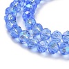 Electroplate Glass Beads Strands EGLA-A034-T2mm-L04-3