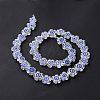 Handmade Millefiori Glass Bead Strands LAMP-J035-10mm-55-3