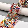 Transparent Electroplate Glass Beads Strands EGLA-A039-T2mm-B29-4