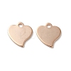 201 Stainless Steel Charms STAS-F039-67-RG-1