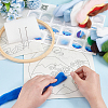 Mountain Scenery Hanging Painting Needle Felting Kit for Beginners DIY-WH0568-20-7