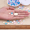 Beadthoven 480Pcs 3 Colors Star Transparent Acrylic Beads DIY-BT0001-17-27