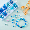 200Pcs 10 Styles DIY Glass Round Beads Sets DIY-CJ0001-96-6