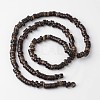 Dyed Natural Coconut Disc Bead Strands COCB-O003-07E-2