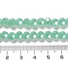 Electroplate Glass Beads Strands EGLA-A035-J6mm-A10-4