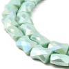 AB Color Plate Glass Beads Strands EGLA-P051-06A-B09-4