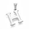 Non-Tarnish 304 Stainless Steel Pendants STAS-F106-95P-H-01-1